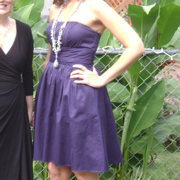 David's Bridal Strapless Ruched Dress - Picture 10 of 10